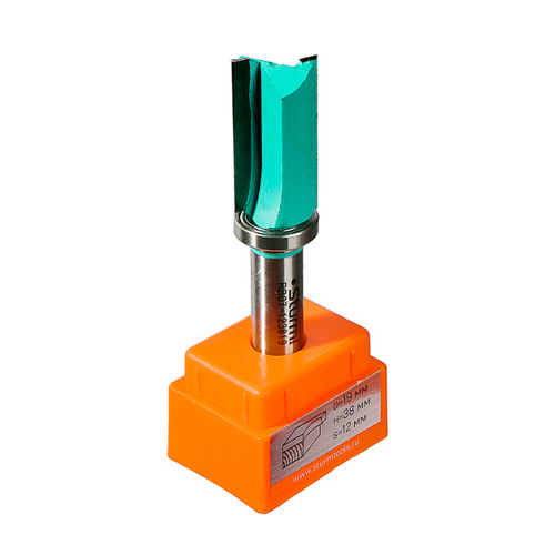 Фреза кромочная с верхним подшипником 19х38х83 мм хвостовик 12 мм STURM RB07-123819