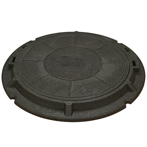 Люк канализ. SPETSTEXNIK 3 т зеленый усиленный ГОСТ, 1/50