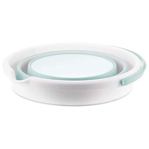 Ведро складное 10 л IDEA ФЛЕКС М 2413, морская волна