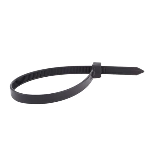 Хомут (стяжка) 500х7,6 нейлон черный 100шт/уп Россия (1/21)