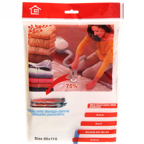 Пакет вакуумный для хранения вещей 80х110 F624