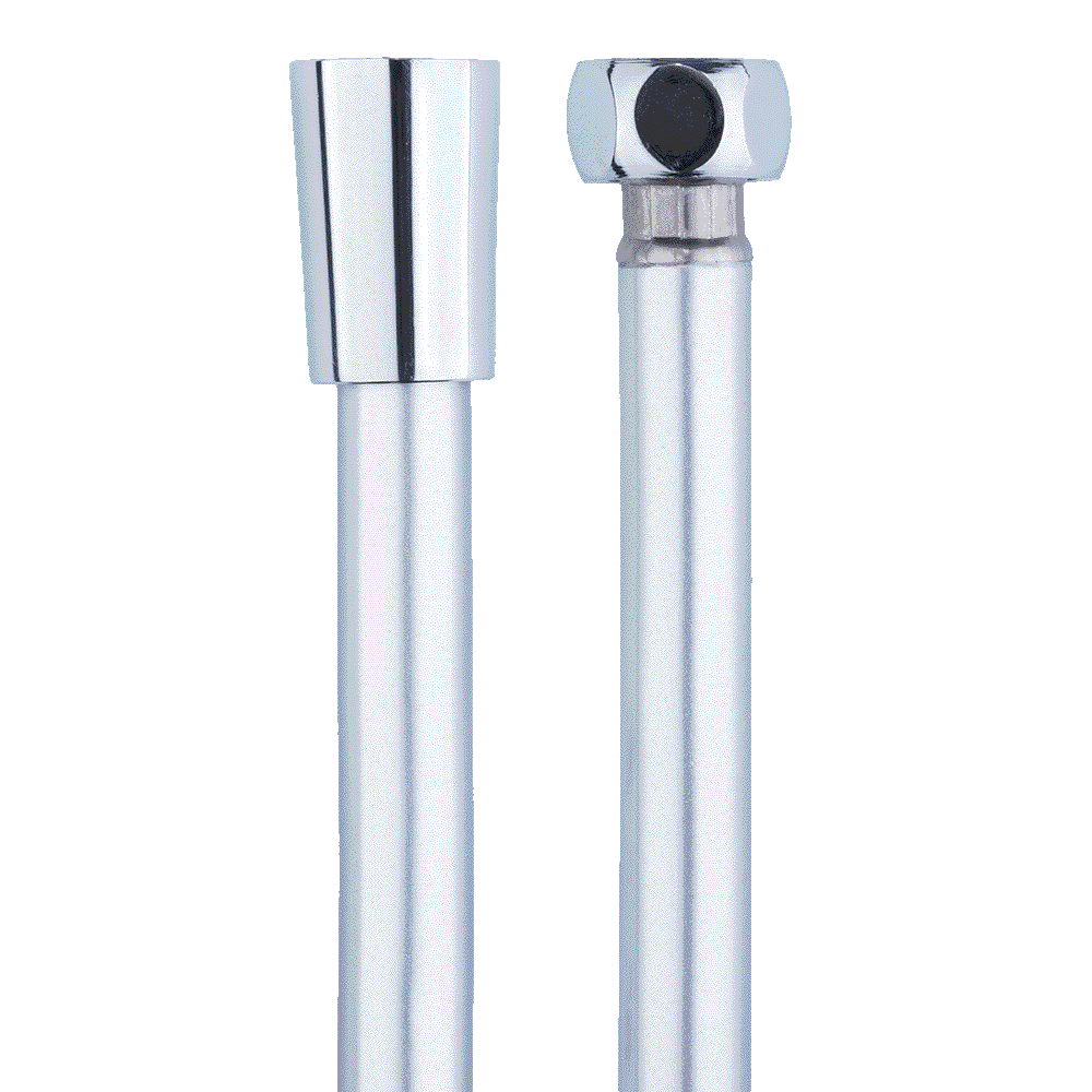 Шланг для душа ПВХ конус имп (1/2") - имп (1/2") 2 м в блистере AQUALINE 05097