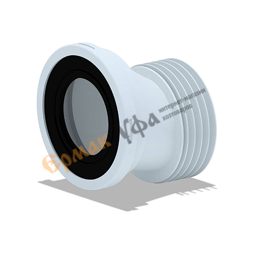 Манжета для унитаза АНИ W0420 эксцентрик 40мм (жесткая) (1/40)