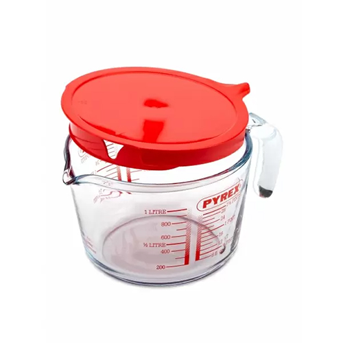 Мерный кувшин 1 л Pyrex с крышкой 264P000/7046