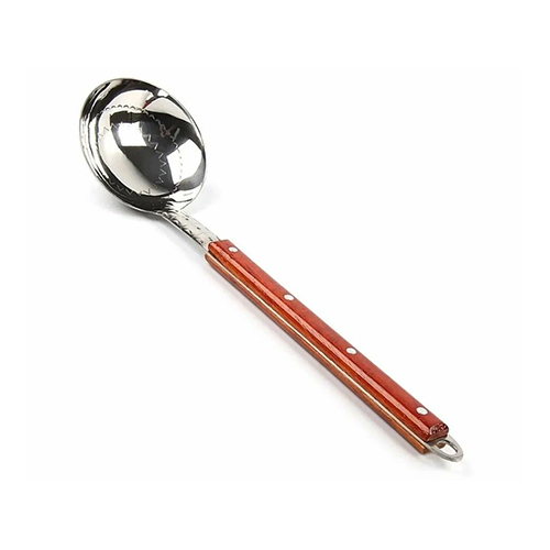 Половник из нерж. стали 40 см, с деревянной ручкой	Узбекистан, 1/150