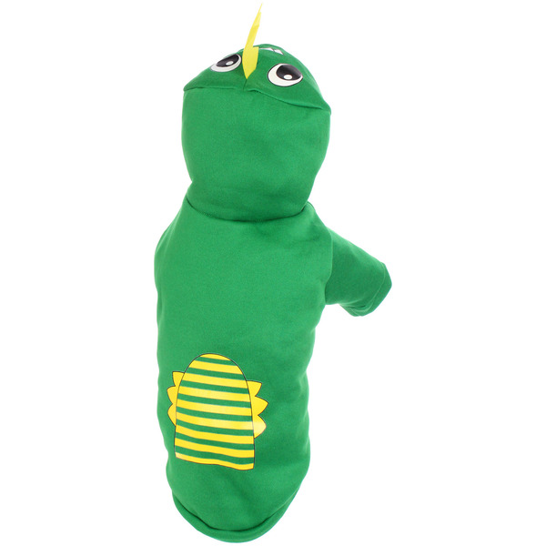 Кофта - толстовка с капюшоном для собак мелких пород "МОДНЫЙ БРО", динозаврик, размер L (50*35*26см) Ultramarine