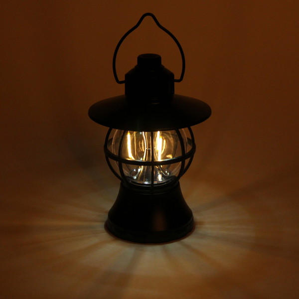 Фонарь кемпинговый подвесной 6 режимов 3LED+3TF, 19*13 см 3хAA