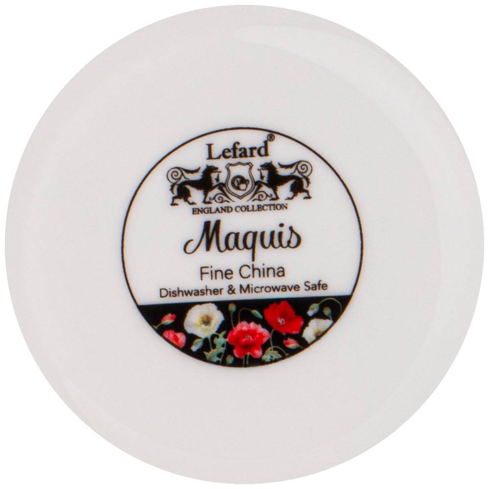 КРУЖКА LEFARD, МАКИ, 480 МЛ ЧЕРНАЯ, КОР=24ШТ.