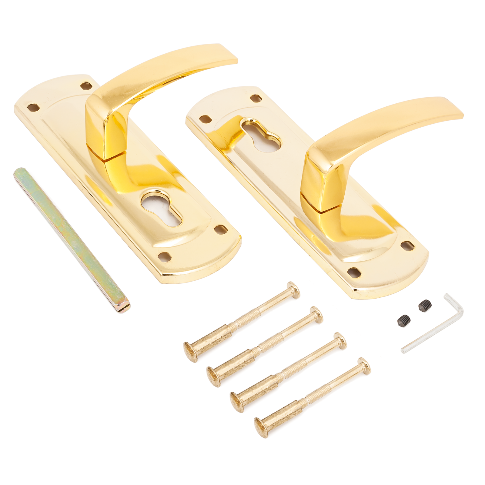 АЛЛЮР РН-01/55AZ GP латунь 55мм Комплект ручек (24)