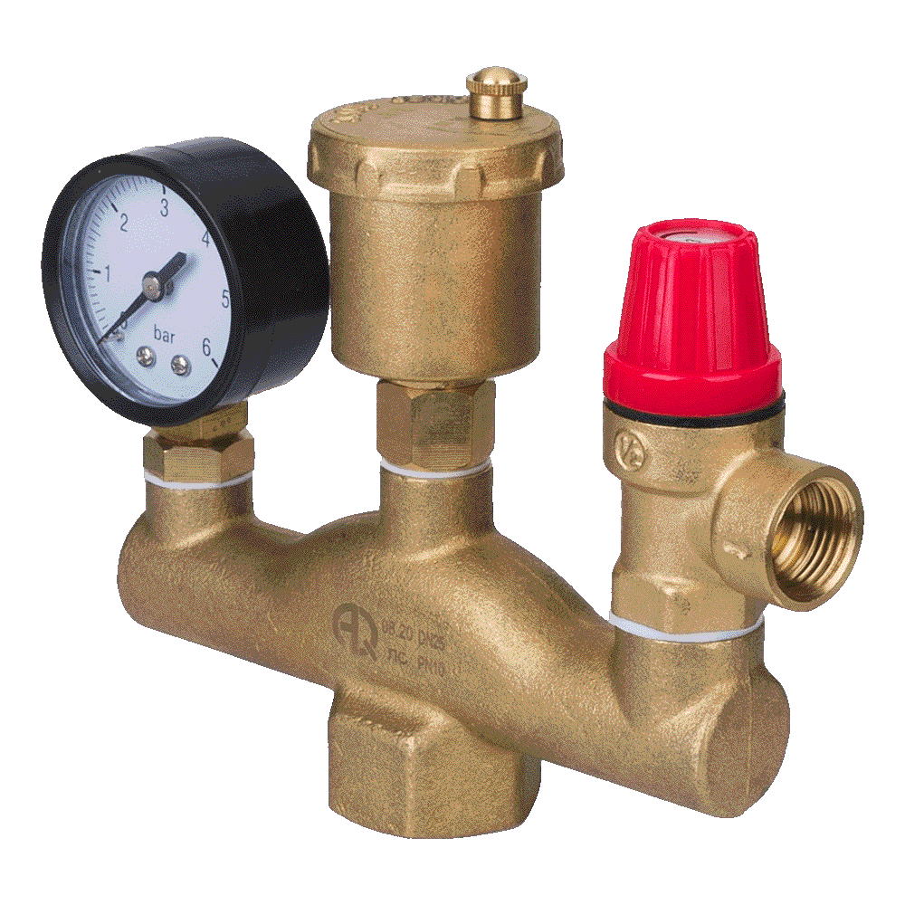 Группа безопасности котла 1″ AQUALINK 02746