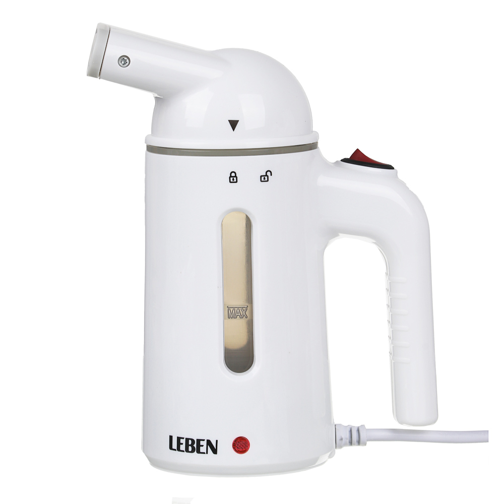 Отпариватель ручной LEBEN, 930Вт, 17гр/мин, объем 160мл