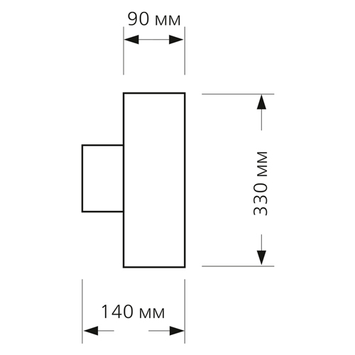 Светильник уличный настенный SILVER E27*2 Smartbuy черный 230В IP65 (SBL16801)