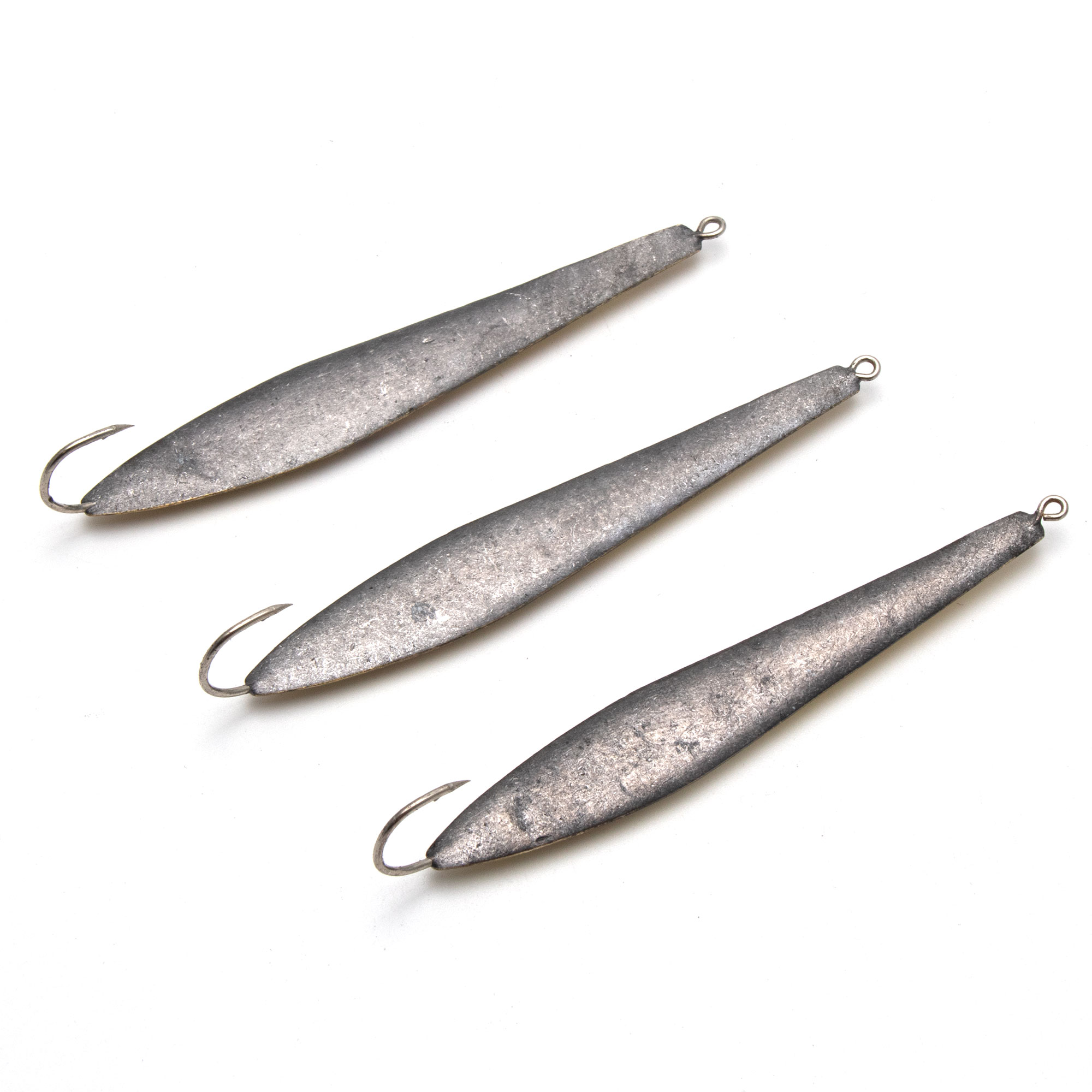 Блесна вертикальная "Яман" Щучья, размер 70 мм, вес 11,5 г, цвет латунь (уп.3 шт.)/150/