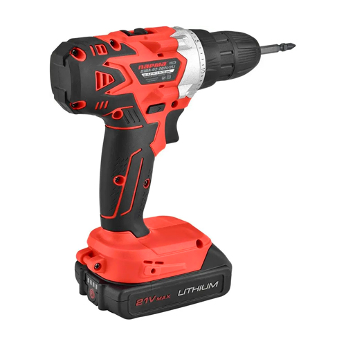 Дрель-шуруповерт аккумуляторная, ПАРМА ДША-02-2021/2Li