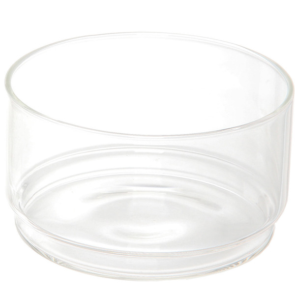 Банка для продуктов стеклянная "Хай-Тек" в наборе 2*400мл с бамбуковой крышкой 11*6см