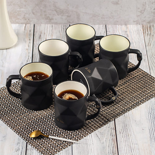 Кружка 390 мл BLACK&WHITE Domenik DMM018