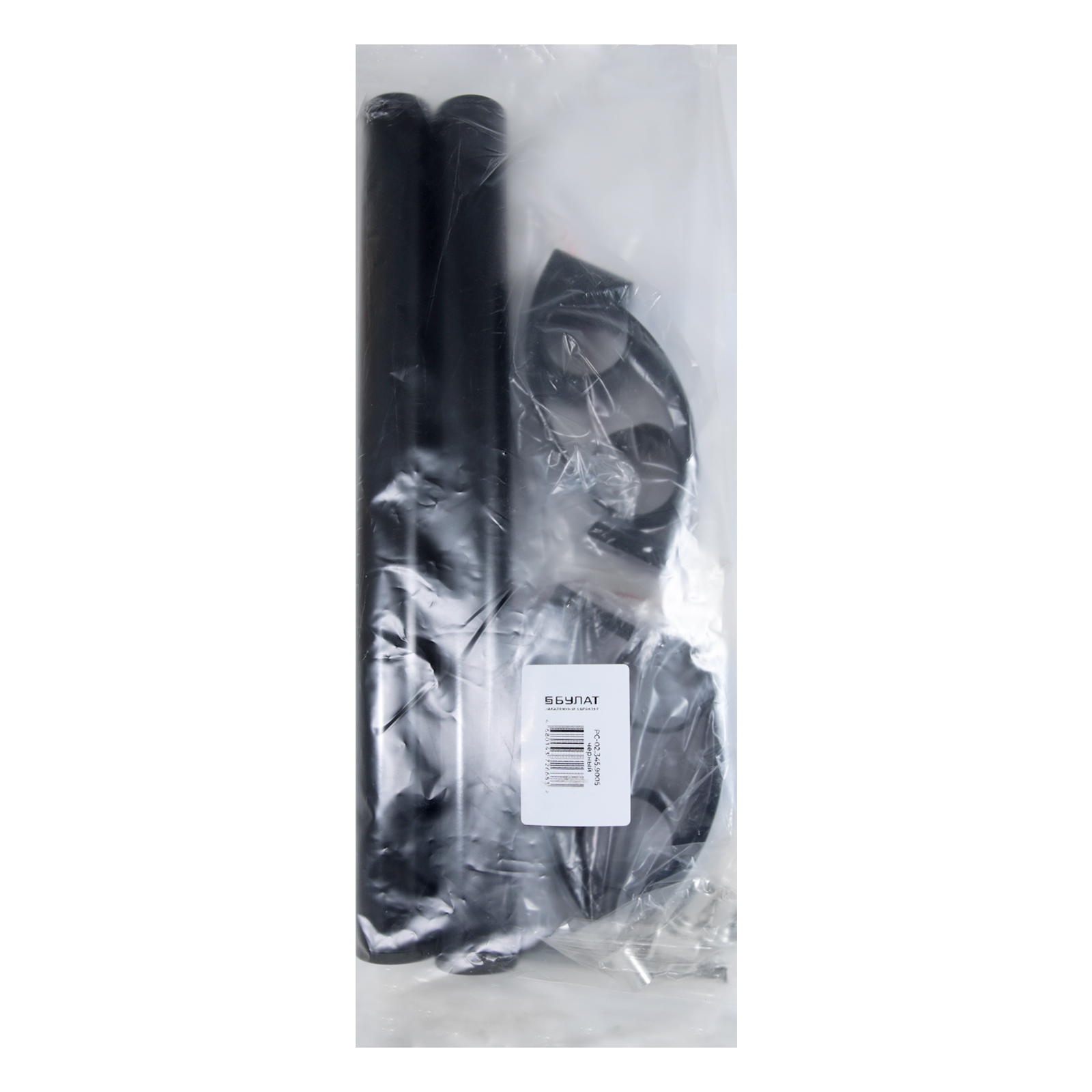 БУЛАТ РС-02.345.9005 черный, регулируемая, ручка скоба для аллюм. и ПВХ дверей,(АРД-02)(16)