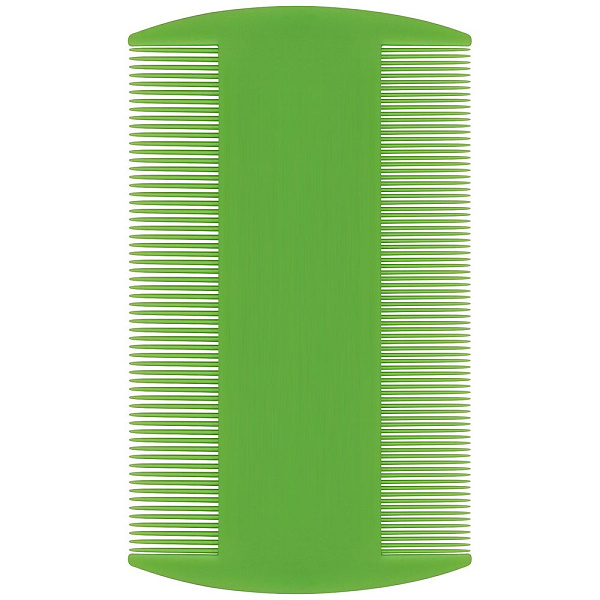 Гребень двусторонний для животных. Размер 8,5х5 см 2цв 