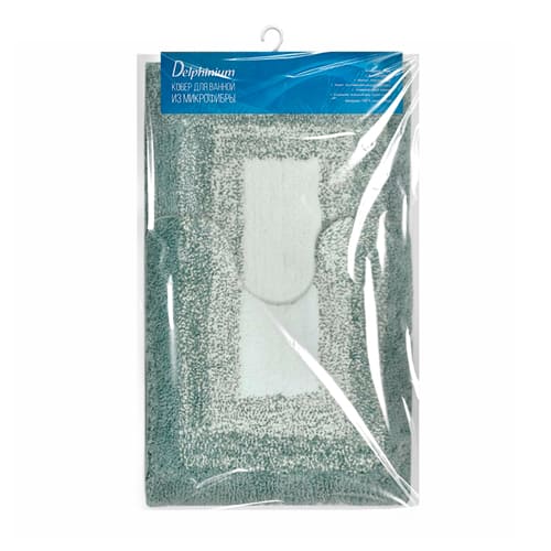 Набор ковров Delphinium коллекция "Азалия" микрофибра 50х80см/50х40см, зеленый