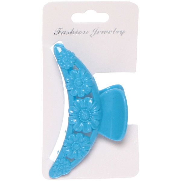 Заколка-краб для волос на блистере "Diana Collection - Sara", микс 6 цветов, 7.5см 
