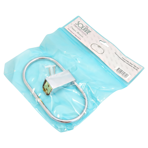 Полотенцедержатель кольцевой "Solinne" Коллекция Mirror, хром