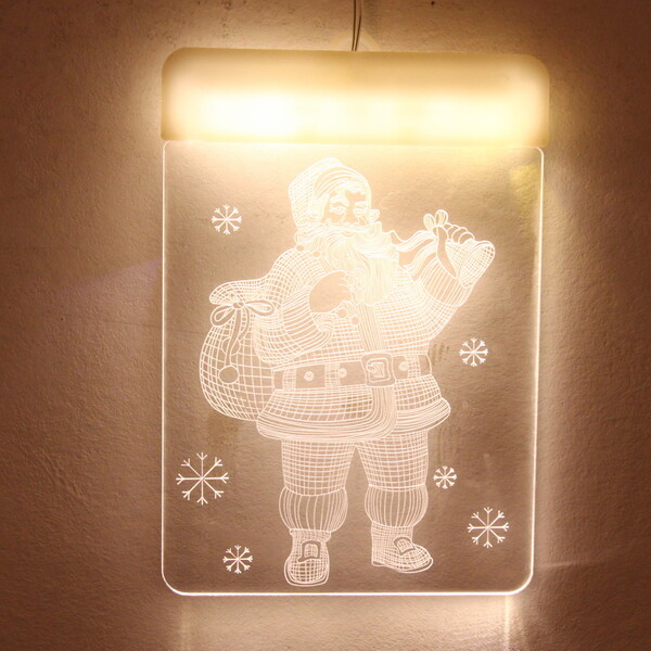 Гирлянда для дома БАХРОМА ш2,0м* в90/70см 36 ламп LED "3D Новый год",8 реж., с пультом Д/У, IP-20, Теплый белый (USB)