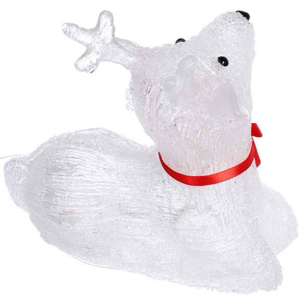 Фигура светодиодная "Счастливый Оленёнок" 23х15х21 см, 20 ламп LED