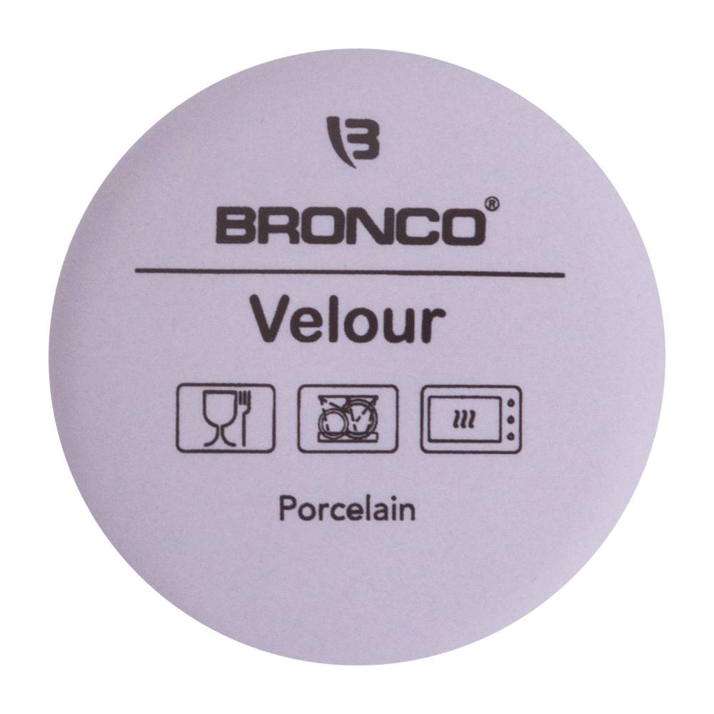 КРУЖКА BRONCO, VELOUR, 400 МЛ ЛИЛОВАЯ, МАЛ=4ШТ./КОР=24ШТ.