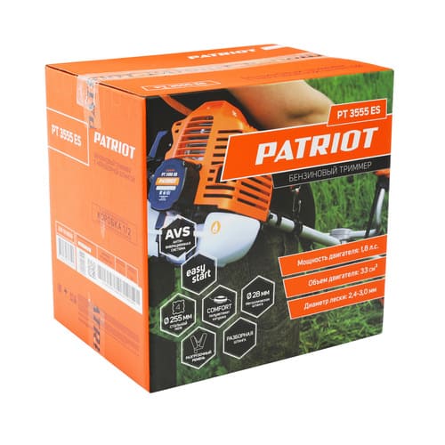 Триммер бензиновый PATRIOT PT 3555 ES Country, 1.8 л.с, 33 сс