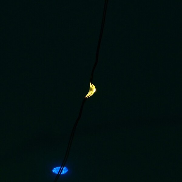 Гирлянда для дома на батарейках 1,5 м 15 ламп LED, 1 реж.,IP-20, Мультицвет