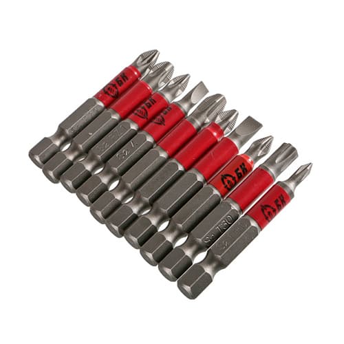 Биты набор 10шт (PZ1/PZ2/PZ3/PH1/PH2/PH3/SL4/SL5/TORх30) Sturm Боекомплект BSET1-50-10