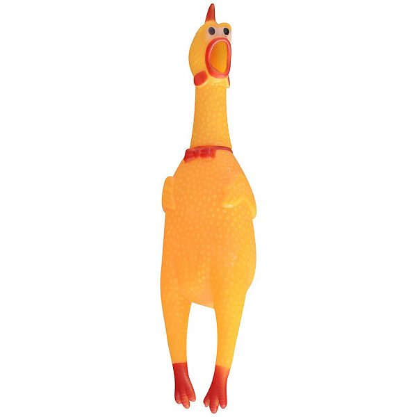 Игрушка-пищалка для животных "Биг Чикен". Общая длина 29,5 см. 