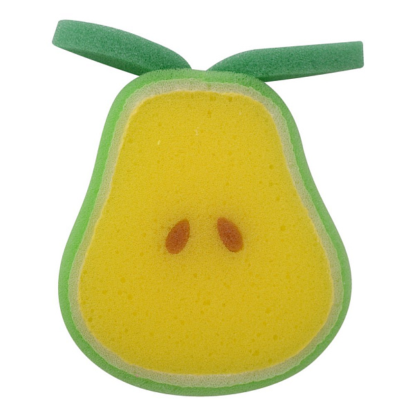 Мочалка "Груша". Размер 12х10х3 см.