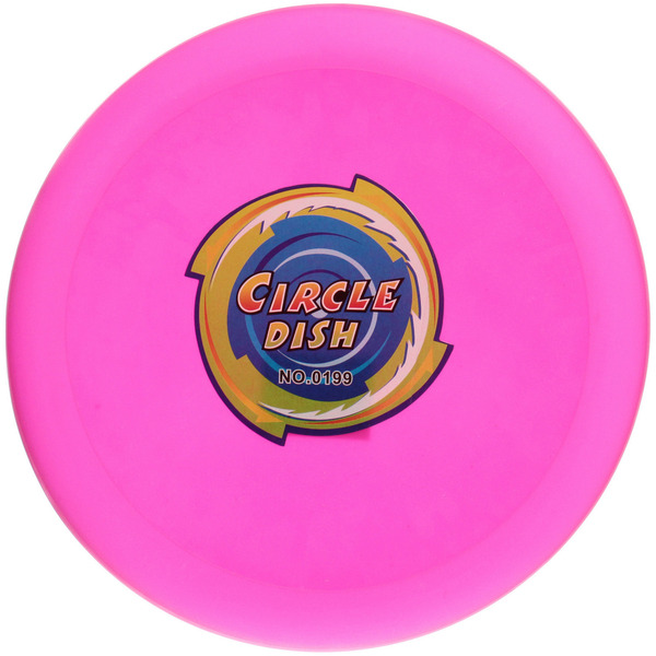 Тарелка летающая "Неон" 23 см, микс