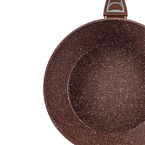 Сковорода 24 см Bekker BK-7882 глубокая DARK CHOCOLATE