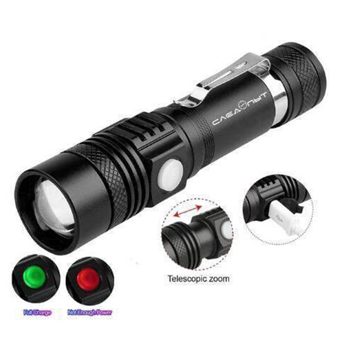 Фонарь ручной Патриот PT-FLR12, 1L, 18650, ZOOM