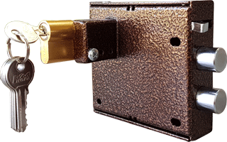 Полис-111 с ц/м, кнопка откр., без блока питания Замок накладной электромеханический (15)