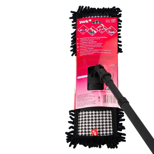 Швабра YORK СТАЙЛ Пепита, с телескопической рукояткой 130 см