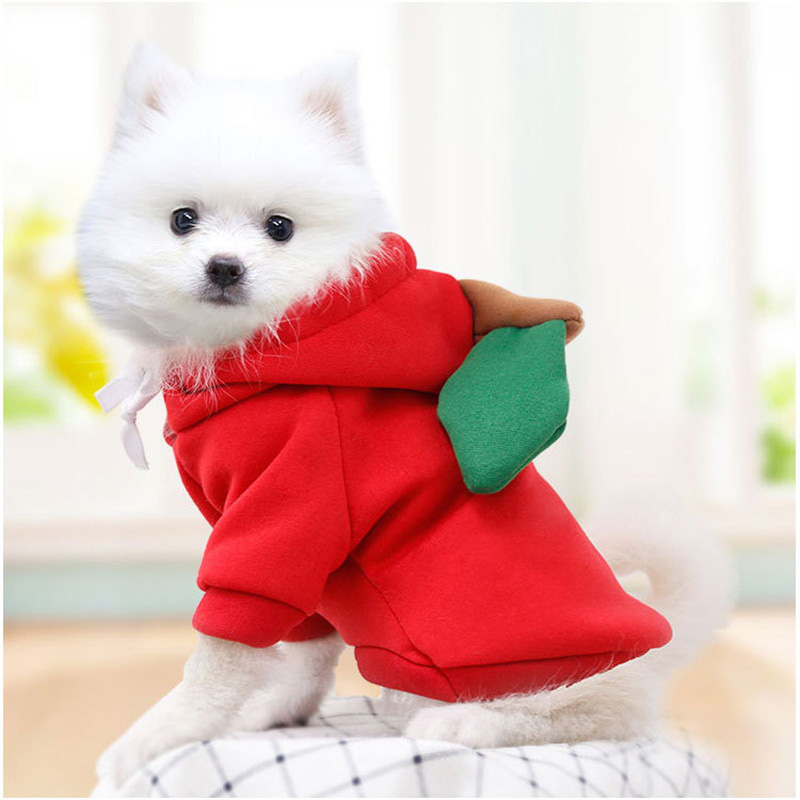 Кофта-толстовка для собаки "Wonderful style-Яблоко" с капюшоном, размер 2XL (62*45*26см) Ultramarine