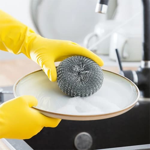 Губка для посуды металл МАКСИ YORK (1/100)