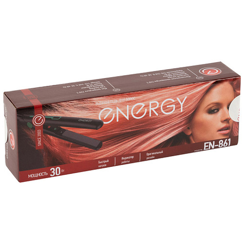 Выпрямитель для волос ENERGY EN-861, 30Вт