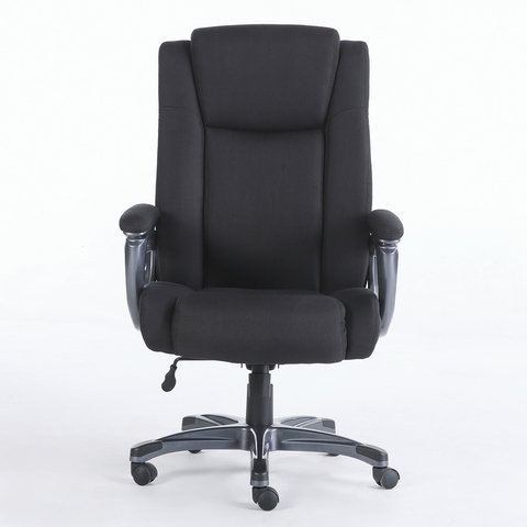 Кресло офисное BRABIX PREMIUM, Solid HD-005,  НАГРУЗКА до 180 кг, ткань, черное, 531822