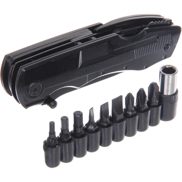 Мультитул на базе пассатижей 6 предметов, 9 бит, 11см P2-41, в чехле