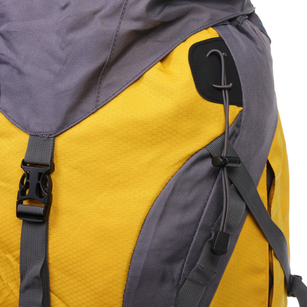 Рюкзак туристический 65л цвет желтый FR-4