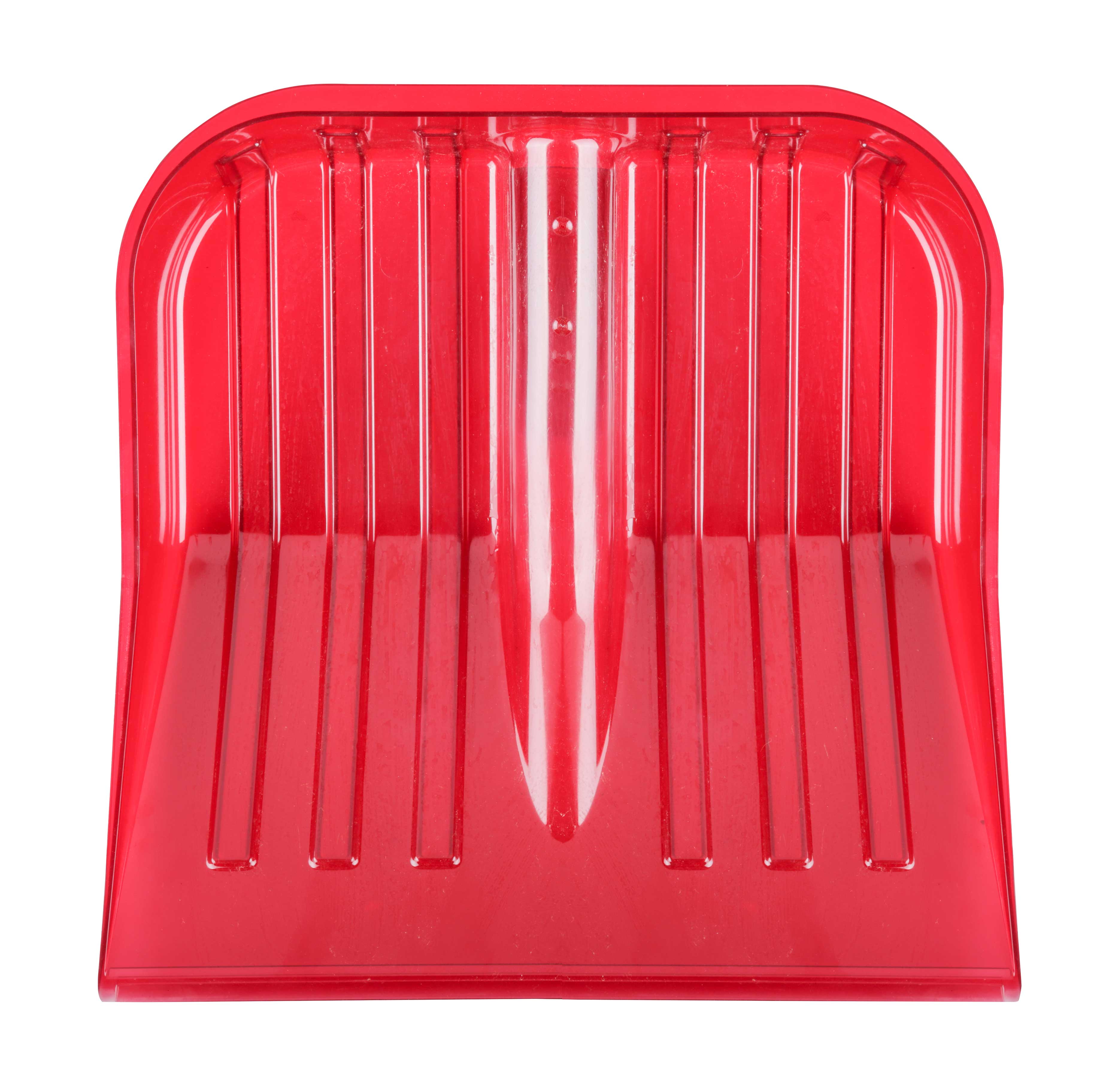 Лопата д/снега из полик-та 430х420мм (без черенка)(красный)