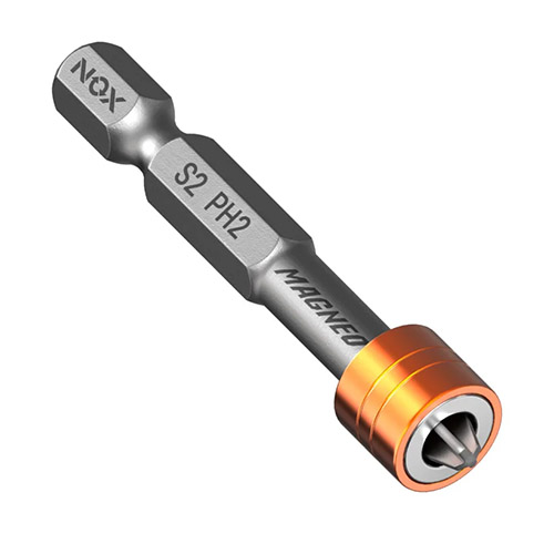 Биты PH2 50мм MAGNEO с магнит. насадкой, с ограничителем E6.3 (цена за 8шт бокс) (1/)