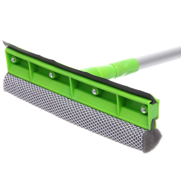Окномойка Селфи для мытья стекол, телескопическая алюминиевая ручка 95см. губка 25см. 550