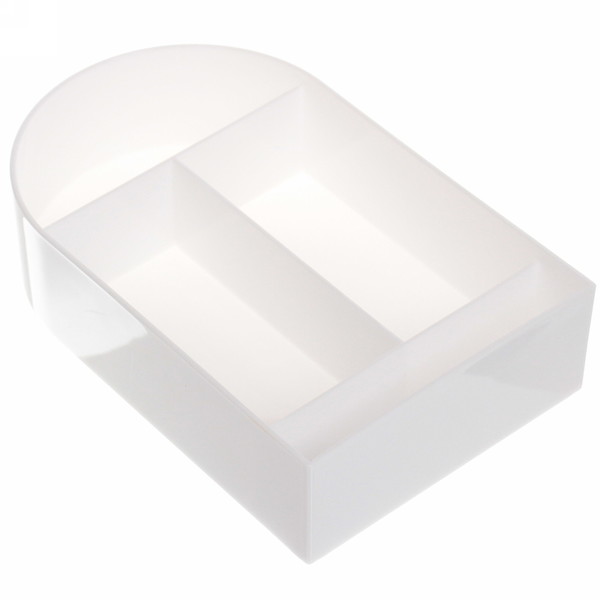 Зеркало настольное с органайзером для украшений "Beauty", цвет белый, зеленый, розовый, 17*10,5*4см