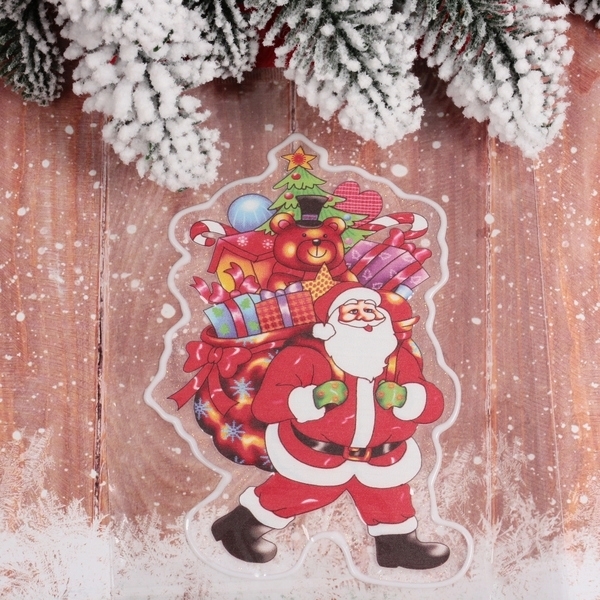 Наклейка на стекло "Море подарков!" 15*20 см