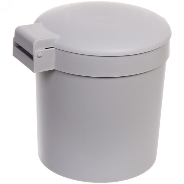 Контейнер для мусора 1,8л светло-серый